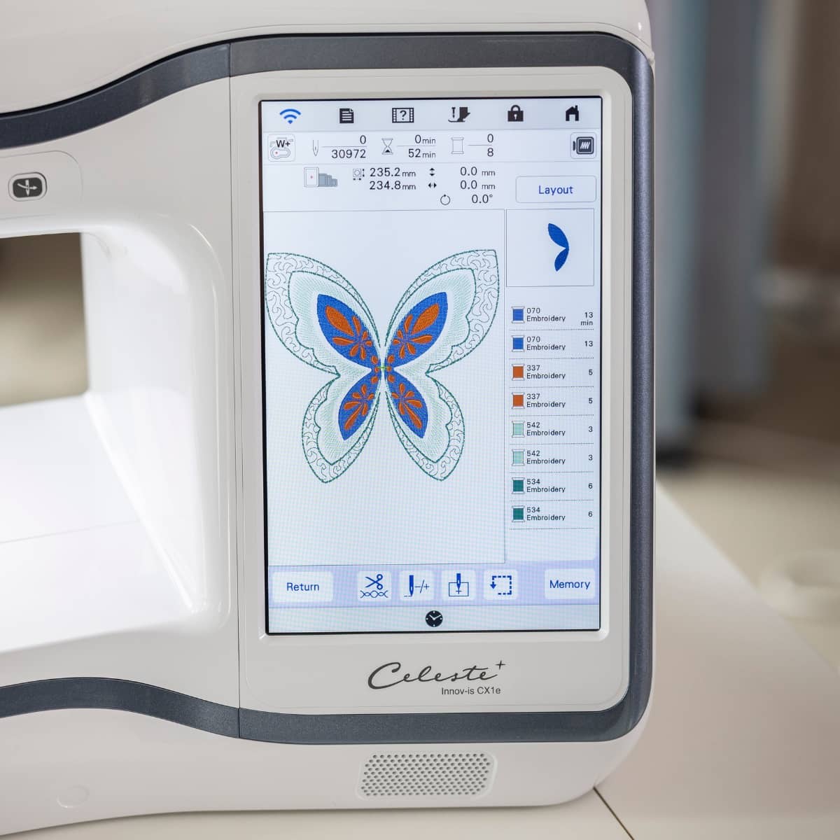 Brother Celeste CX1e - Embroidery Machine