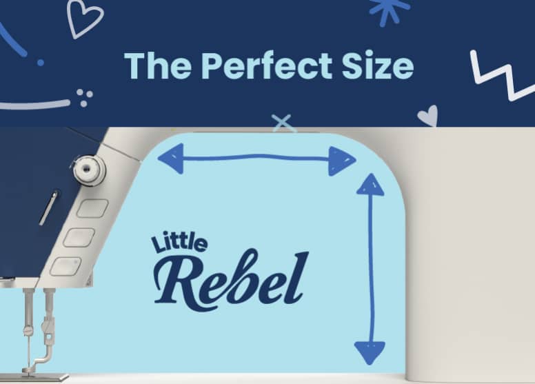 Grace Company Little Rebel sewing and quilting machine perfect for advanced sewers