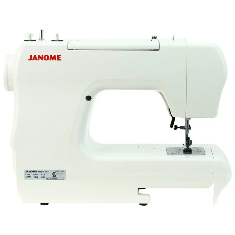 Janome 2212 sewing machine built for easy sewing machine learning