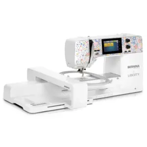 BERNINA 580 Liberty Edition works for decorative embroidery across many fabric types