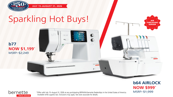 Bernette sewing machines and sergers for sale in July 2026 near me